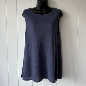 Contemporaine (Simons) Navy Linen Cami | Size Medium